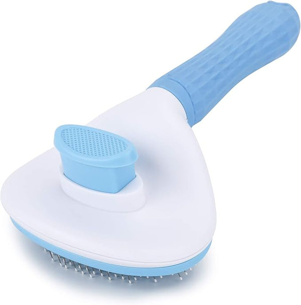 Depets Self-Cleaning Slicker Grooming Brush for Pets